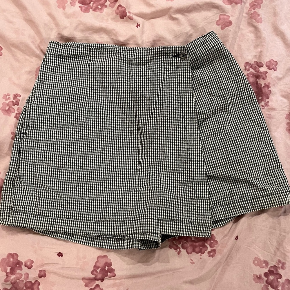 vintage guess skort - gingham
